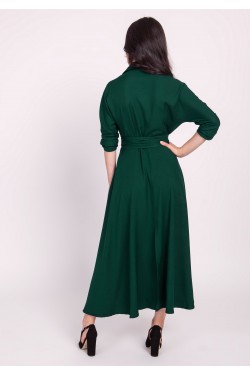 Długa sukienka, SUK172 zielony